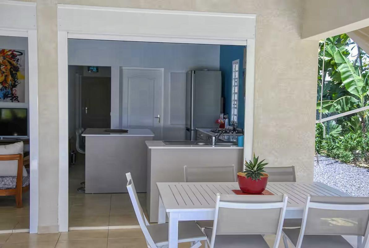 9.Location villa piscine Saint François Guadeloupe_Terrasse